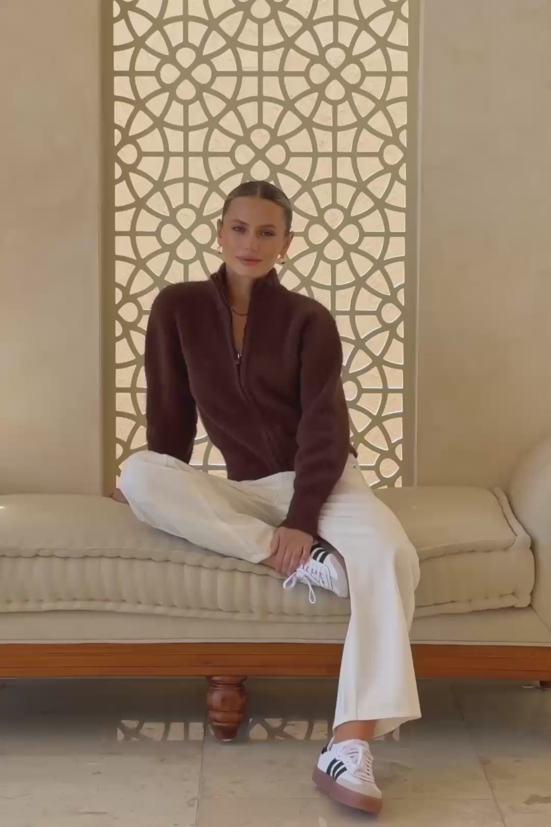 Joey Chocolate Knit Cardigan