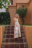 Isola Multicolour Tropical Tie Back Maxi Dress