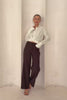 Luma White Wrap Shirt