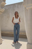 Jules Blue Denim Contrast Pocket Jeans