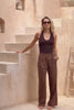 Gina Brown Knit Top