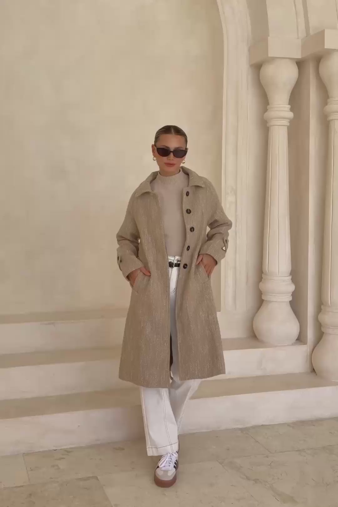 Katie Beige Coat