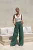 Maggie Forest Green Wide Leg Pants