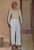 Cait Beige Cropped Knit Cardigan
