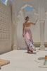 Marzella Pink Tropical Flared Maxi Dress