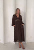 Brienna Brown Maxi Dress