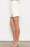 WSK201-6A Romee White Side Split Mini Skirt