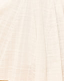 Weatherly Off-White Puff Sleeve Midi Dress