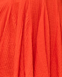 Wren Red Godet Mini Dress