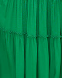 Terra Emerald Green Tiered Maxi Dress