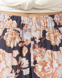 Indira Navy Peach Floral Wide Leg Pants