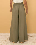 Sol Khaki Green Wide Leg Pants