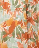Noemi Orange Floral Wide Leg Pants