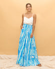 Umu Blue Abstract Wide Leg Pants