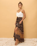 Rok Maxi Boho Hitam Leila