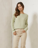 Bracha Green Knit Sweater