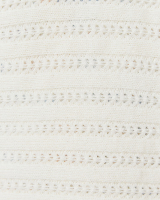 Sweater Rajut Putih Brie