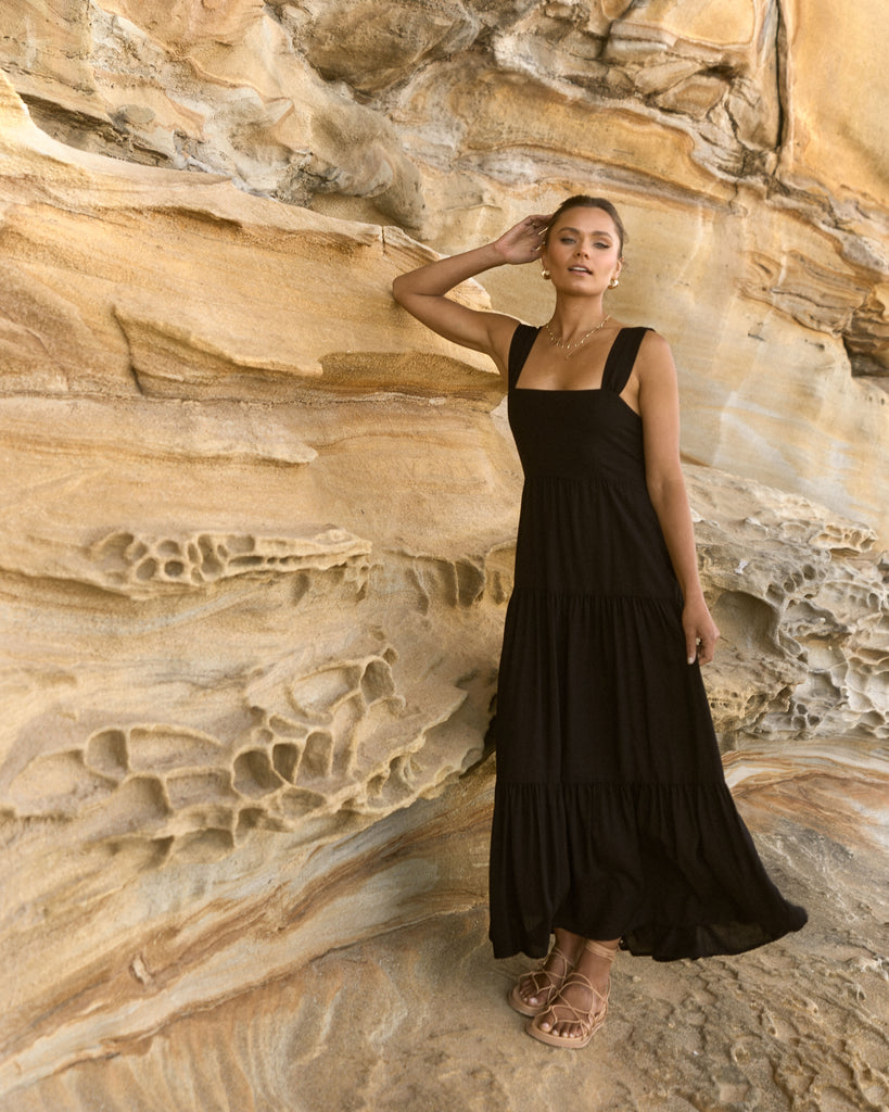 Mylah Maxi Dress - Black