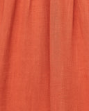 Kenzie Rust Reversible Mini Dress