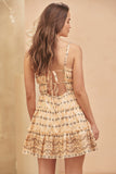 Nectar Wilde Orange Boho Mini Dress