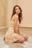 Nectar Wilde Orange Boho Mini Dress