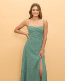 Miriam Green Floral Midi Dress