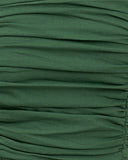 Kira 绿色褶饰上衣