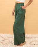 Maggie Forest Green Wide Leg Pants