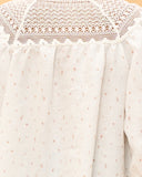 Mystic Moon Florence White Abstract Blouse
