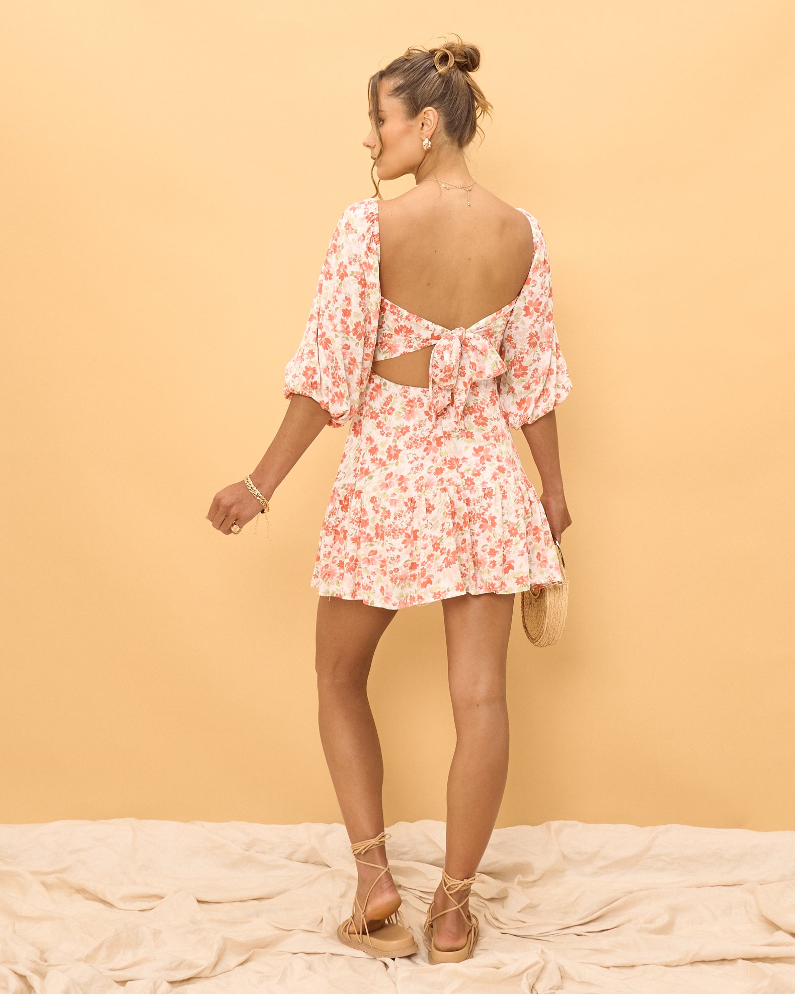 Wallis blush hot sale ruffle dress