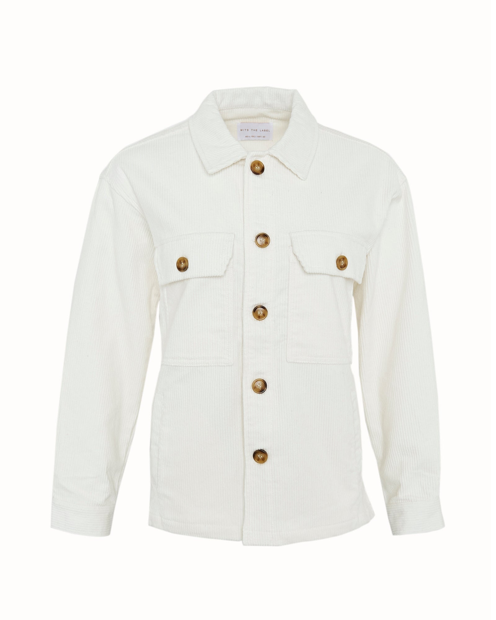Fayth White Cord Jacket